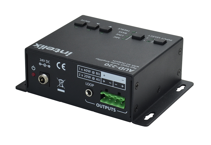 Liberty AUD-220 2 Input Audio Amplifier, 2x20W (4 OHM)